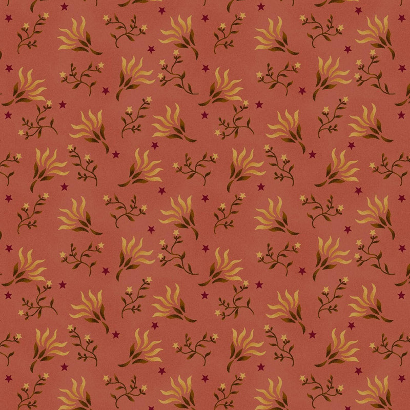 Right as Rain by Kim Diehl for Henry Glass - Seaweed Sprays Pink - 9839-22