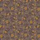 Right as Rain by Kim Diehl for Henry Glass - Tossed Blooms Gray 9833-93