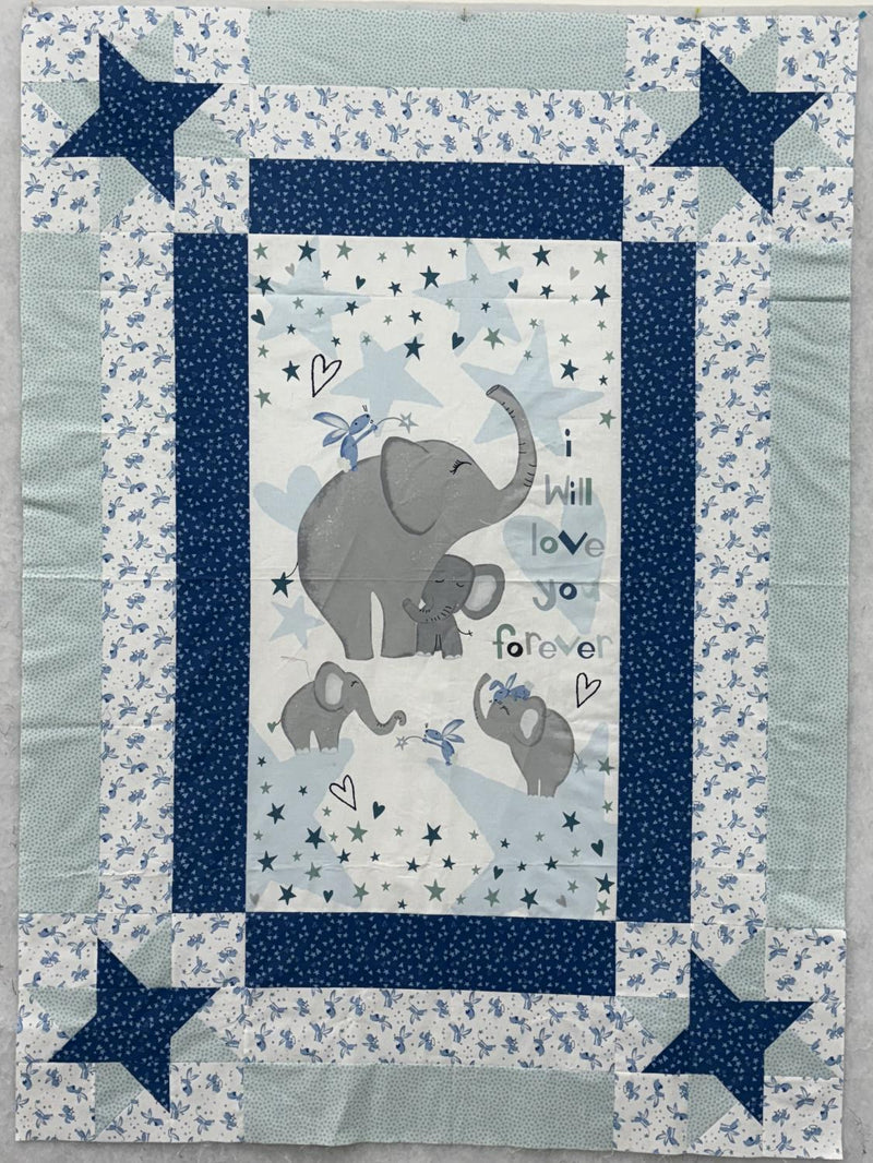 Safari Lullaby - SAMPLE - Pieced Top 50" x 68" (binding incl)