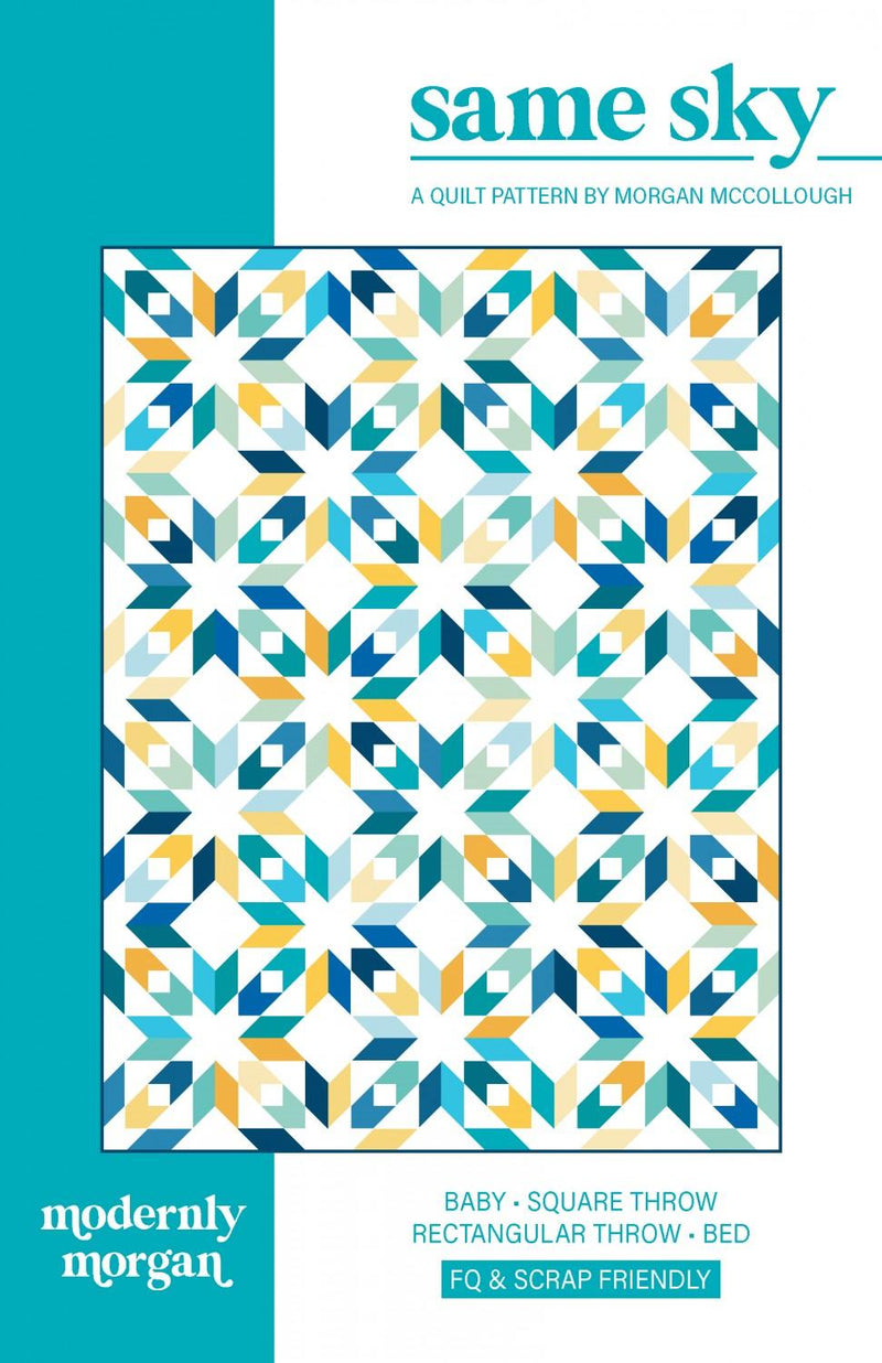 Same Sky Quilt PATTERN by Modernly Morgan (Multi Sizes)
