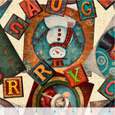 Santa's Workshop - QT - Christmas Collage Cream - 31072 E