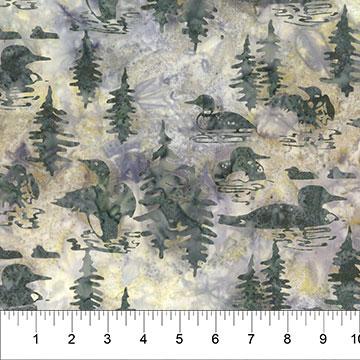 Scenic Settings - Banyan Batiks for Northcott - Silver Lites - 83235-441