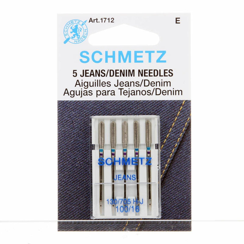 Schmetz Jeans Needles - 100/16 (5 ct) 1712