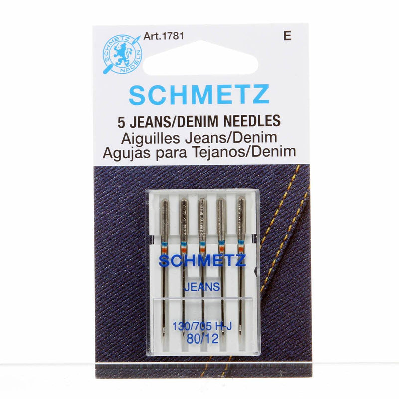 Schmetz Jeans Needles - 80/12 (5 pc) 1781