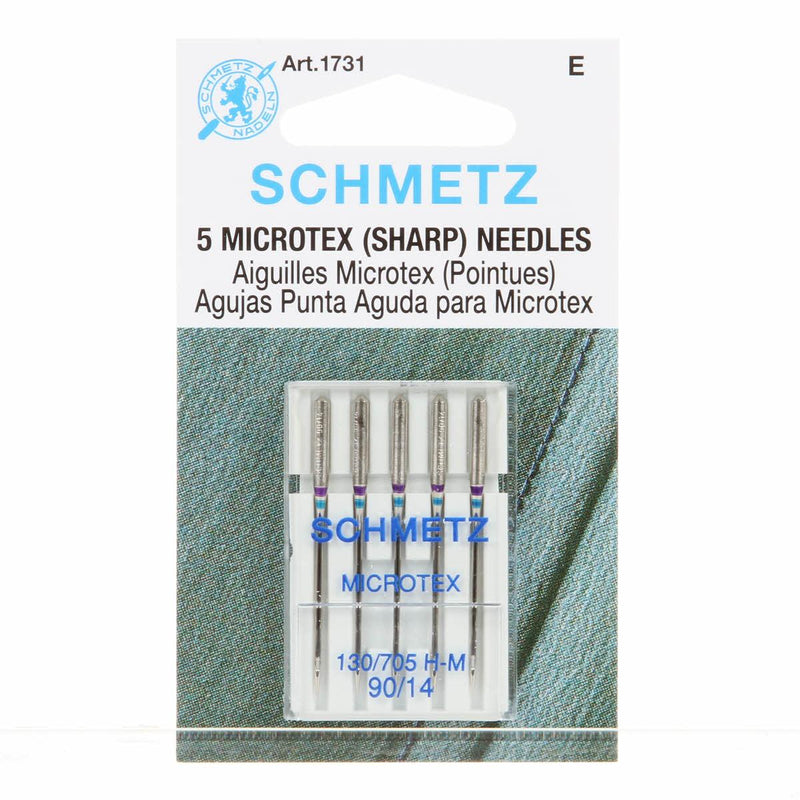 Schmetz Microtex Sharp Needles - 90/14 (5pc) 1731