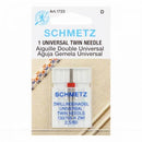 Schmetz Universal Twin Needle - 2,5/80  (1723) 1 pc