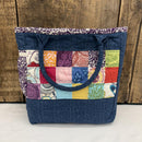 Scrappy Tote - SAMPLE - FINISHED - 11" L x 12" H x 3.5" W