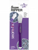 Seam Fix Seam Ripper w/eraser- by Gypsy Quilter - Purple