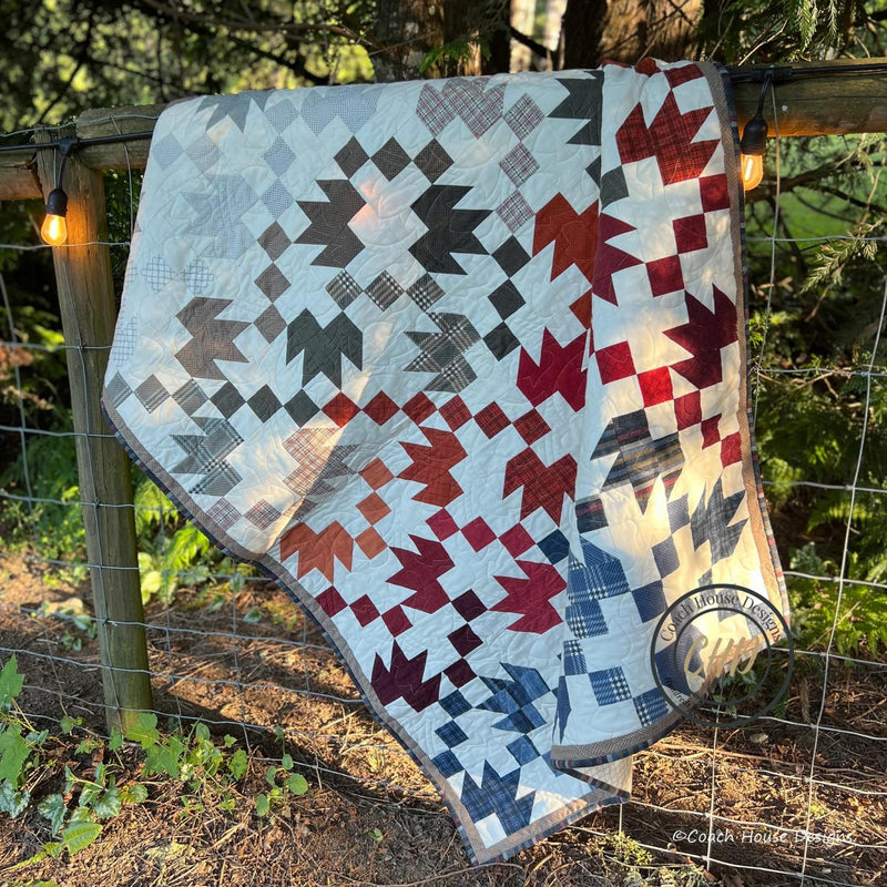Seasons Change - FLANNEL - Quilt KIT- 50" x 62" includes binding