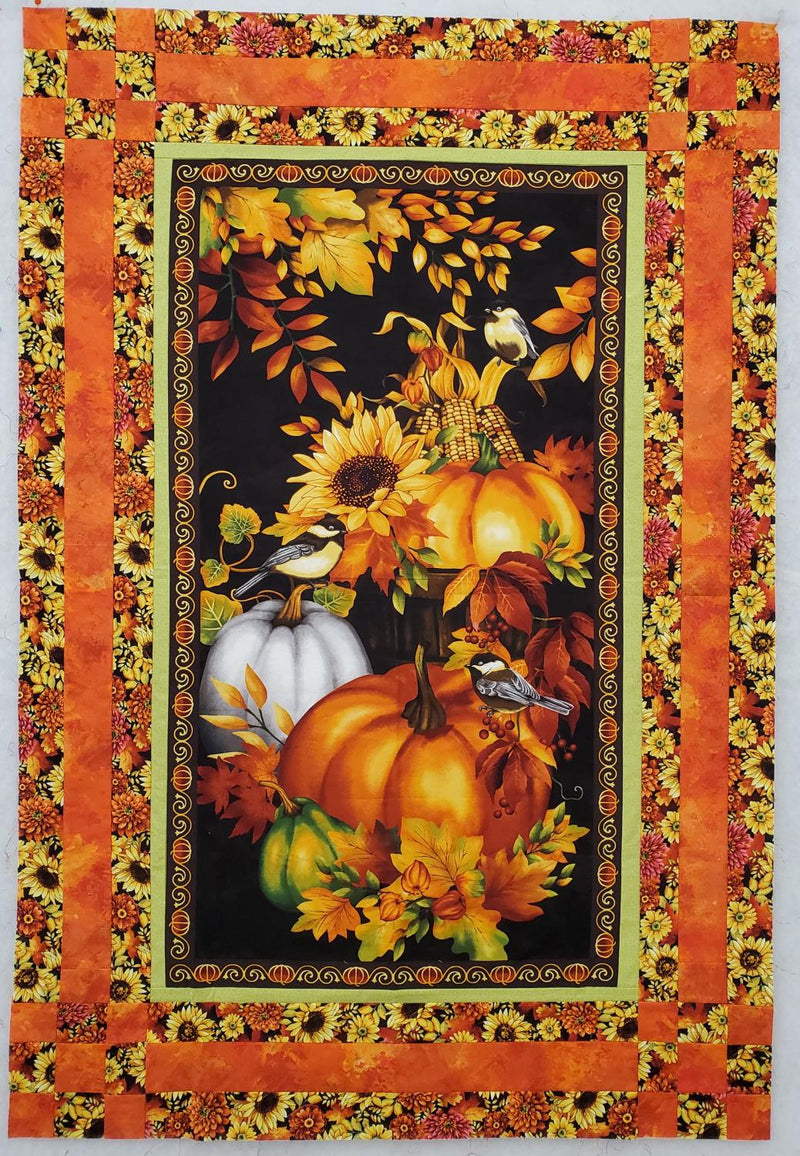 Seeds of Gratitude - SAMPLE - Pieced Top 38" x 56.5" (incl binding)