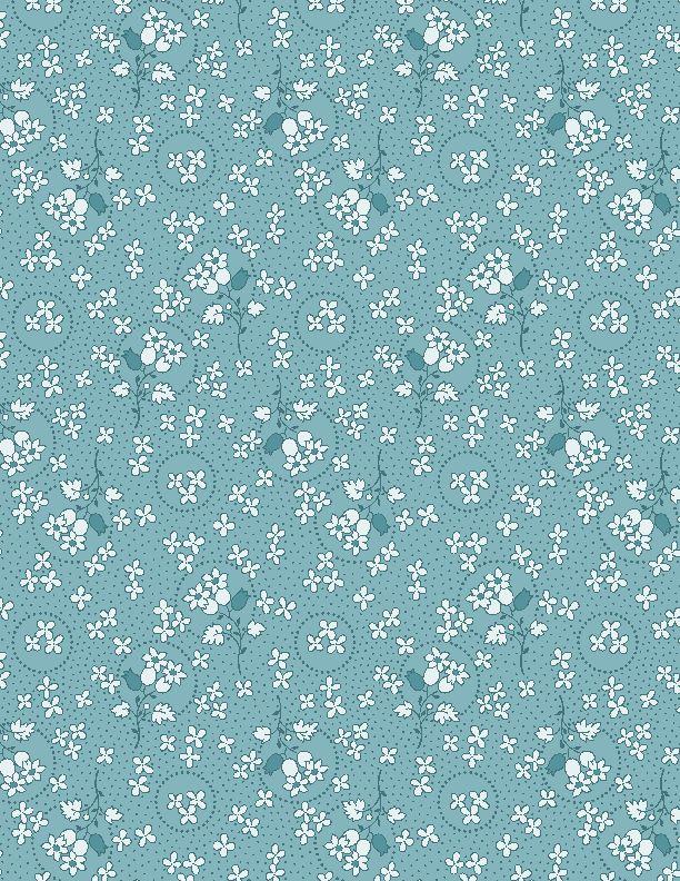 Sentiments by Wilmington - Floral Rings Blue 98727-441