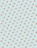 Sentiments by Wilmington - Flowers Light Blue 98726-413