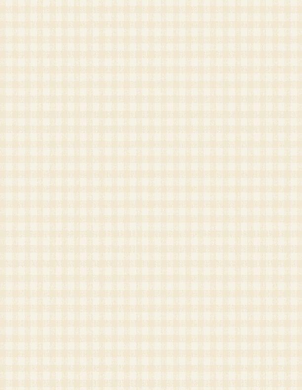 Sentiments by Wilmington - Gingham Cream 98730-122