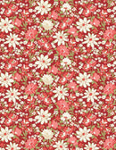 Sentiments by Wilmington - Packed Floral Red 98723-313