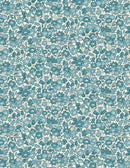 Sentiments by Wilmington - Tonal Flowers Blue 98725-144