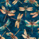 Serenity - QT Fabrics - Dragonflies 31835-N Navy
