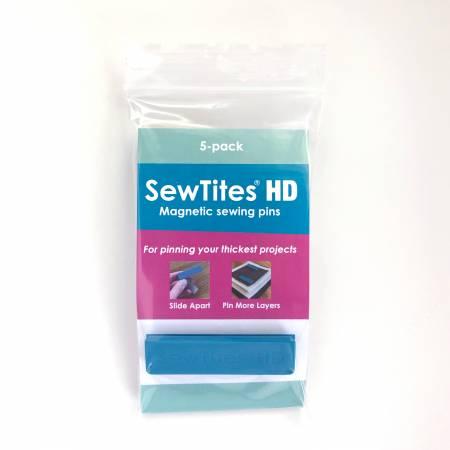 SewTites HD Tiles Magnetic Pins - by Sewtites.com - Blue Pkg of 5