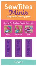 SewTites Mini Tiles Magnetic Pins - Purple (5 pack)