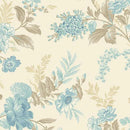 Sewing Bird - Laundry Basket Quilts -  Bed of Roses Linen - A-1600-L