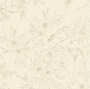 Sewing Bird - Laundry Basket Quilts - Sewing Bird Sand - A-1602-L