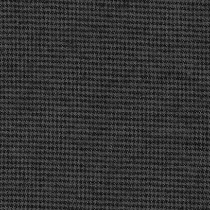 Shetland Flannel from Robert Kaufman -15613-305 Graphite Houndstooth