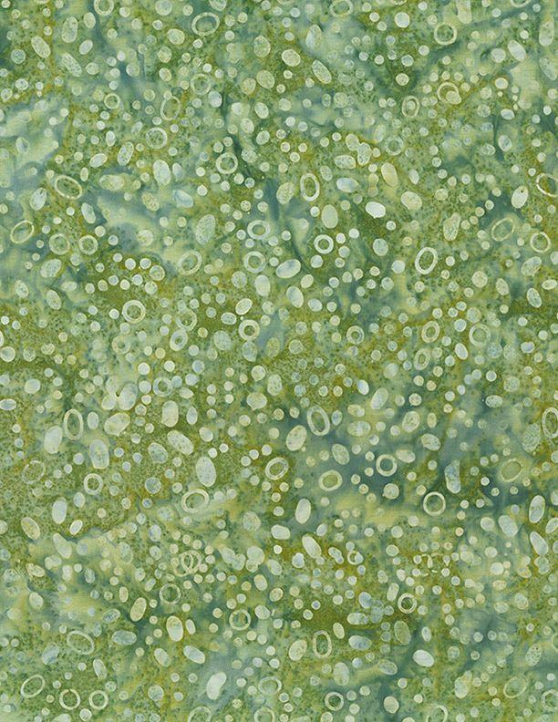 Shoreline - Wilmington Batiks - Dotty Toss Green 1400-22305-745