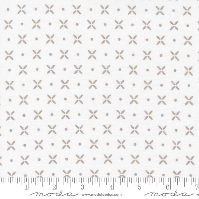 Simply Delightful by Sherri & Chelsi for Moda - Grey on White Orange Peel 37641-31