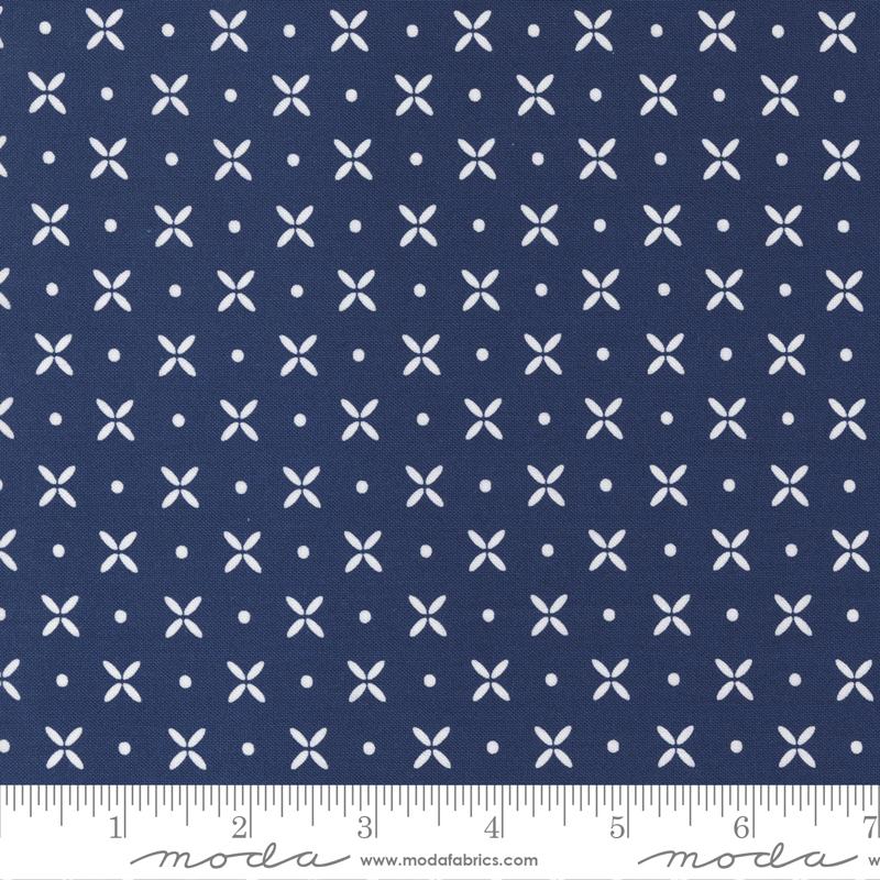 Simply Delightful by Sherri & Chelsi for Moda - Navy Orange Peel 37641-29