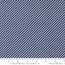 Simply Delightful by Sherri & Chelsi for Moda - Stripes Wht on Navy 37646-28