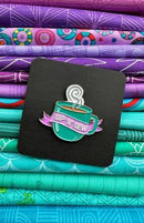 Sip 'N' Sew (Mug) - Enamel Pin by Sassafras Lane Designs