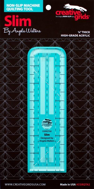 Slim by Angela Walters - Non-slip Machine Quilting Tool - 1/4" Acrylic