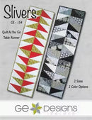 Slivers Pattern - Quilt As You Go Table Runner - by GE Designs - GE-154