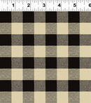 Snow Mountain by Clothworks - Dark Butter Plaid - Y4211-60