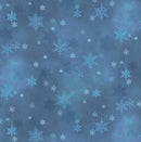 Snowfall - P&B Textiles - Mini Snowflakes Blue - 5455 B