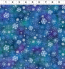 Snowtime - Clothworks - Y4554-30 Snowflakes Dark Blue