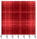 Snowtop Mountain - Flannel-  Maywood Studio - Big Plaid Red - MASF10896-R2