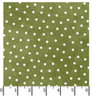 Snowtop Mountain - Flannel - Maywood Studio - Dots Green - MASF18506-G2