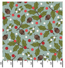 Snowtop Mountain - Flannel - Maywood Studio - Greenery Aqua - MASF11163-Q
