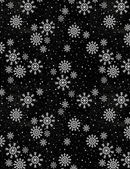 Snowy Gnomies by Wilmington - Snowflakes Black 3074-49376-919
