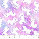Sparkle Magic - Northcott - Pink Unicorn Toss 27644-22
