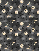 Spooky Tails - Wilmington Prints - 1665-33935-995 - Bats Black
