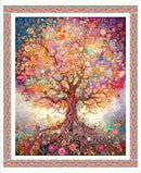 Spring Bling PANEL 36" - QT Fabrics - Tree 30766-X