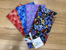 Spring Blooms (4pc) FQ Bundle - (approx 20" x 22")