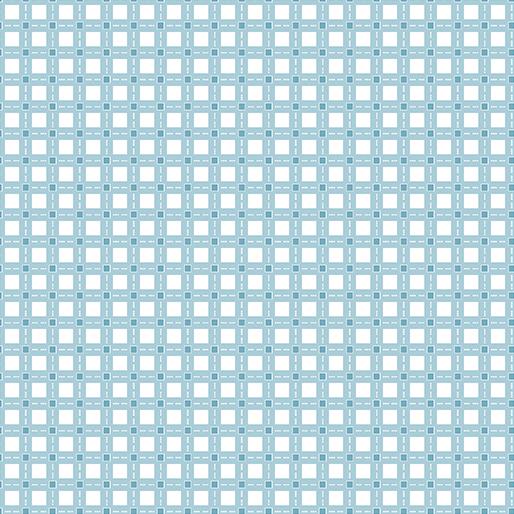 Stitch Garden by Contempo Studio for Benartex - Aida Turquoise 16195-80