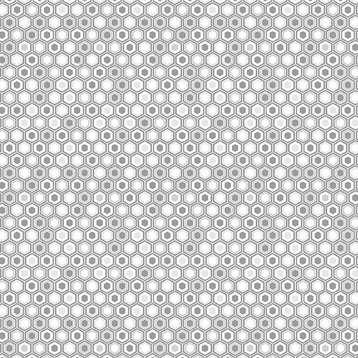 Stitch Garden by Contempo Studio for Benartex - Tonal Hexy Grey 16194-14