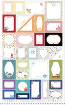 Stitched With Love - PANEL - Maywood Studio - 27" x WOF - Multi MAS11080-Z