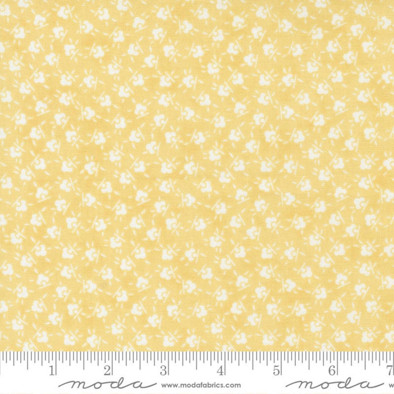 Stitched by Fig Tree & Co for Moda - Flower Sack Blender Buttercup 20433-12