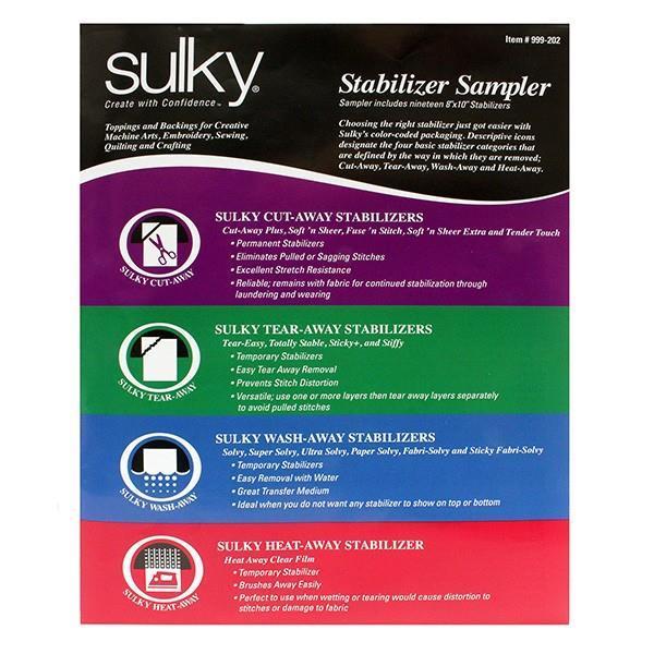 Sulky Stabilizer Sampler Pack Stabilizer - 999-202