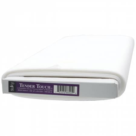 Sulky Tender Touch Permanent, Iron-on "Cover-a-stitch or Stabilizer - white - medium weight - 20" wi