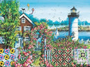 Summer Rose Harbor Puzzle - 20" x 27"  1000 pcs